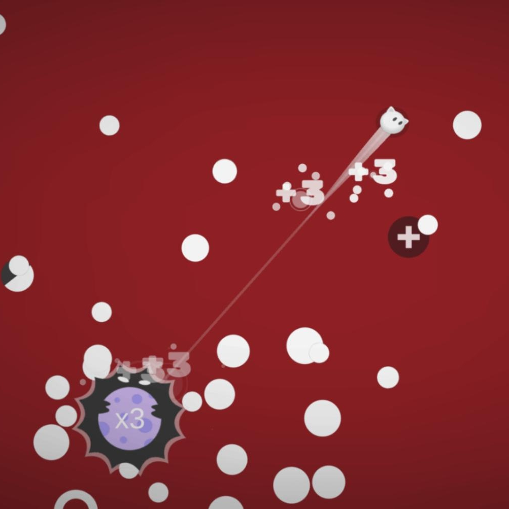 Gravity Ball game cover with a bouncing ball in space